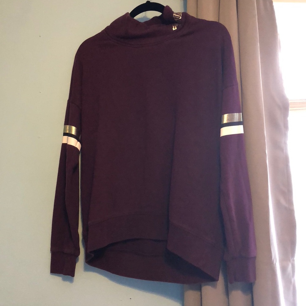 Turtle Neck Maroon Sweater
